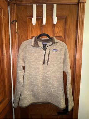 Patagonia Men’s Half-Zip Sweater Jacket - Taupe Heather